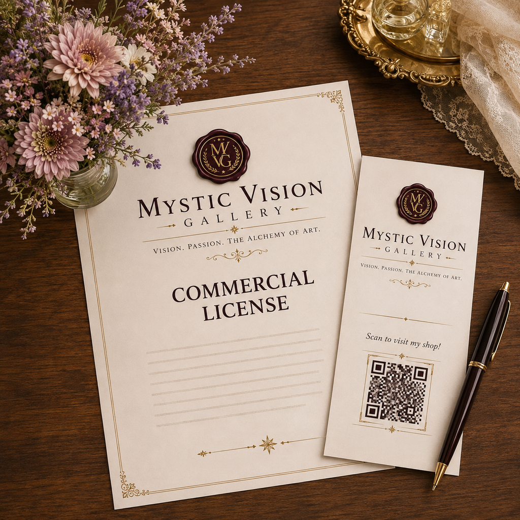 Studio Commercial License Tier4: Mystic Vision Gallery, Unlimited Images, Umlimited Use