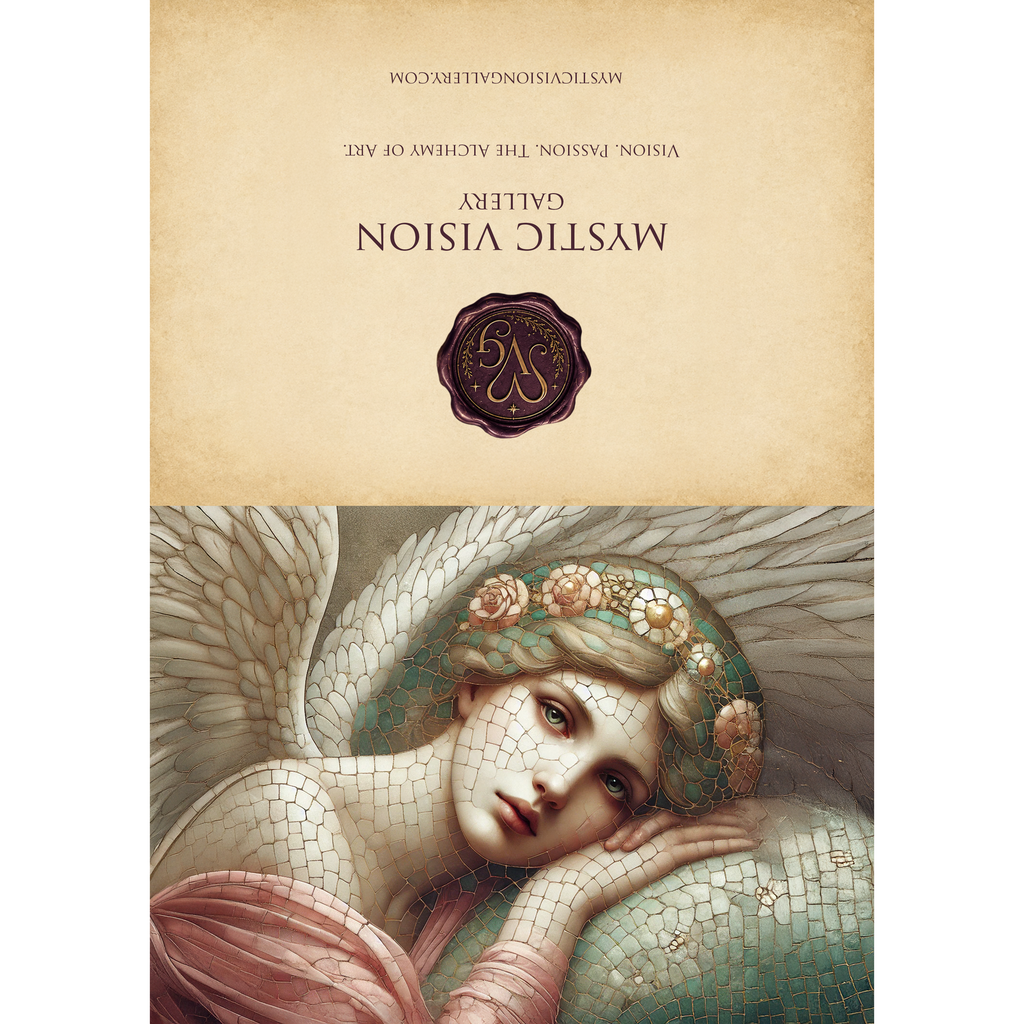 Resting Angel Sympathy Card, Graceful Memorial Art (Digital Download)