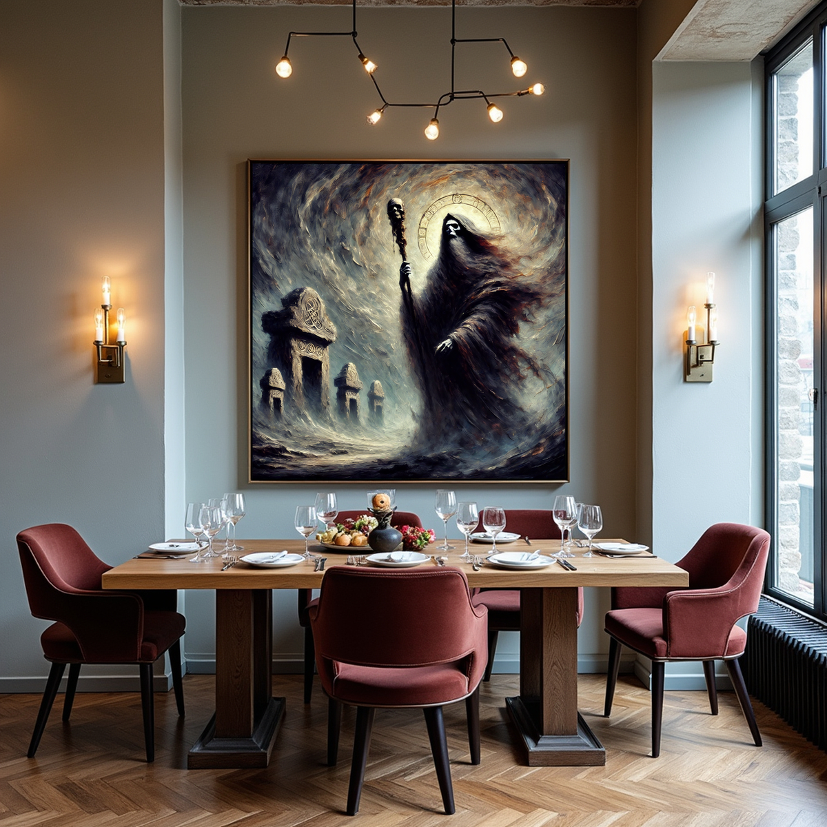 Dullahan Celtic Reaper Dark Mythological Art Gothic Irish Folklore Wall Décor (Digital Download)