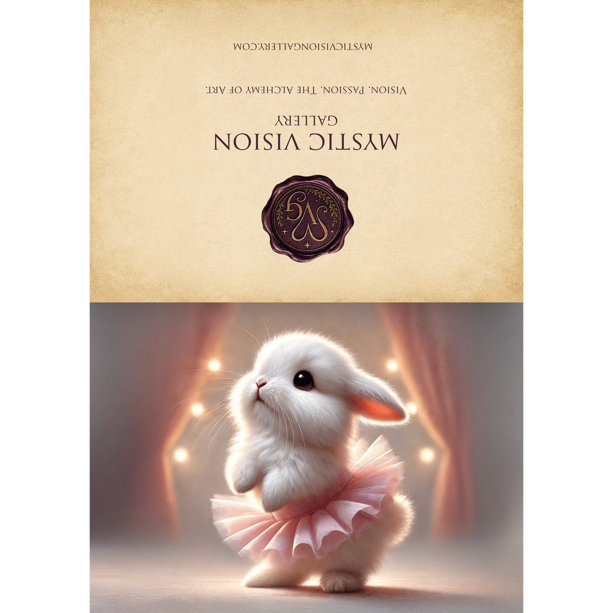 Printable Ballet Bunny Easter Greeting Card Whimsical Spring Rabbit Art Cute Easter Card Digital Download