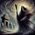 Dullahan Celtic Reaper Dark Mythological Art Gothic Irish Folklore Wall Décor (Digital Download)