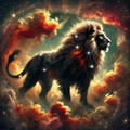Leo Zodiac Constellation Lion Celestial Nebula Fantasy Astrology Wall Art (Digital Download)