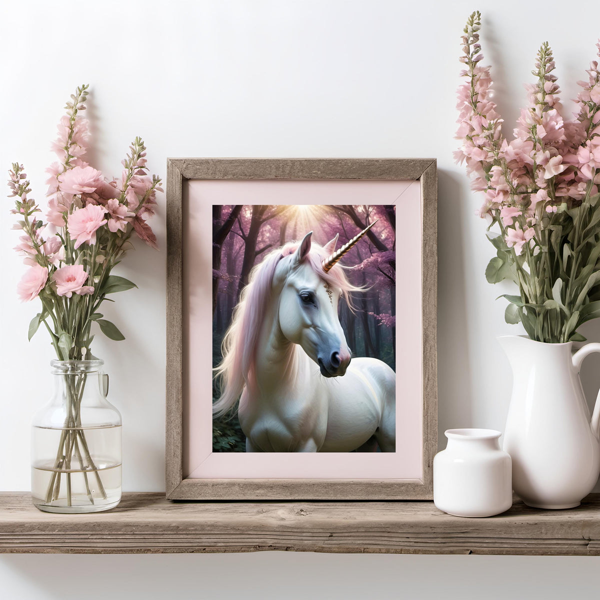 Mystical Unicorn Art Print: Fantasy Home Decor (Digital Download)