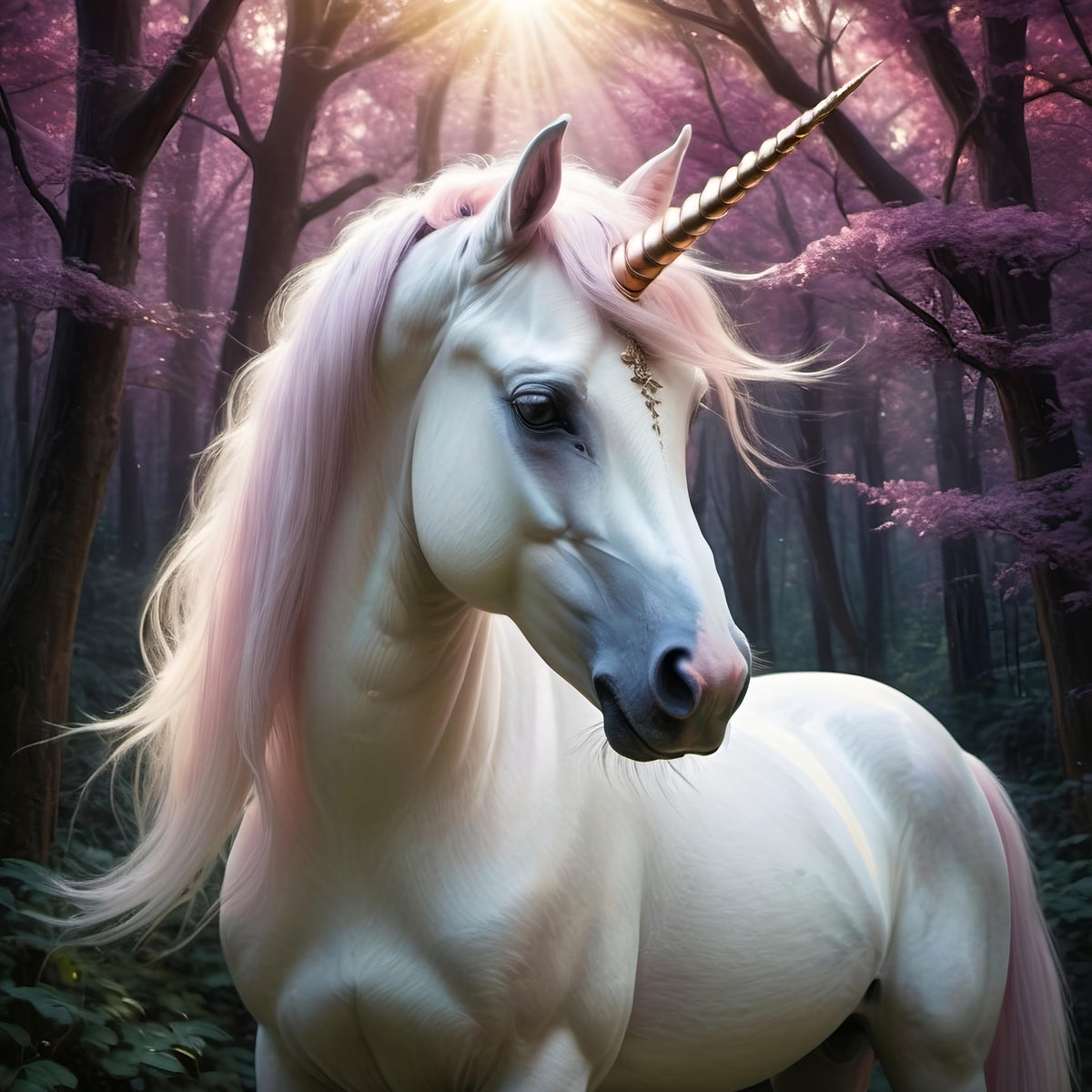 Mystical Unicorn Art Print: Fantasy Home Decor (Digital Download)