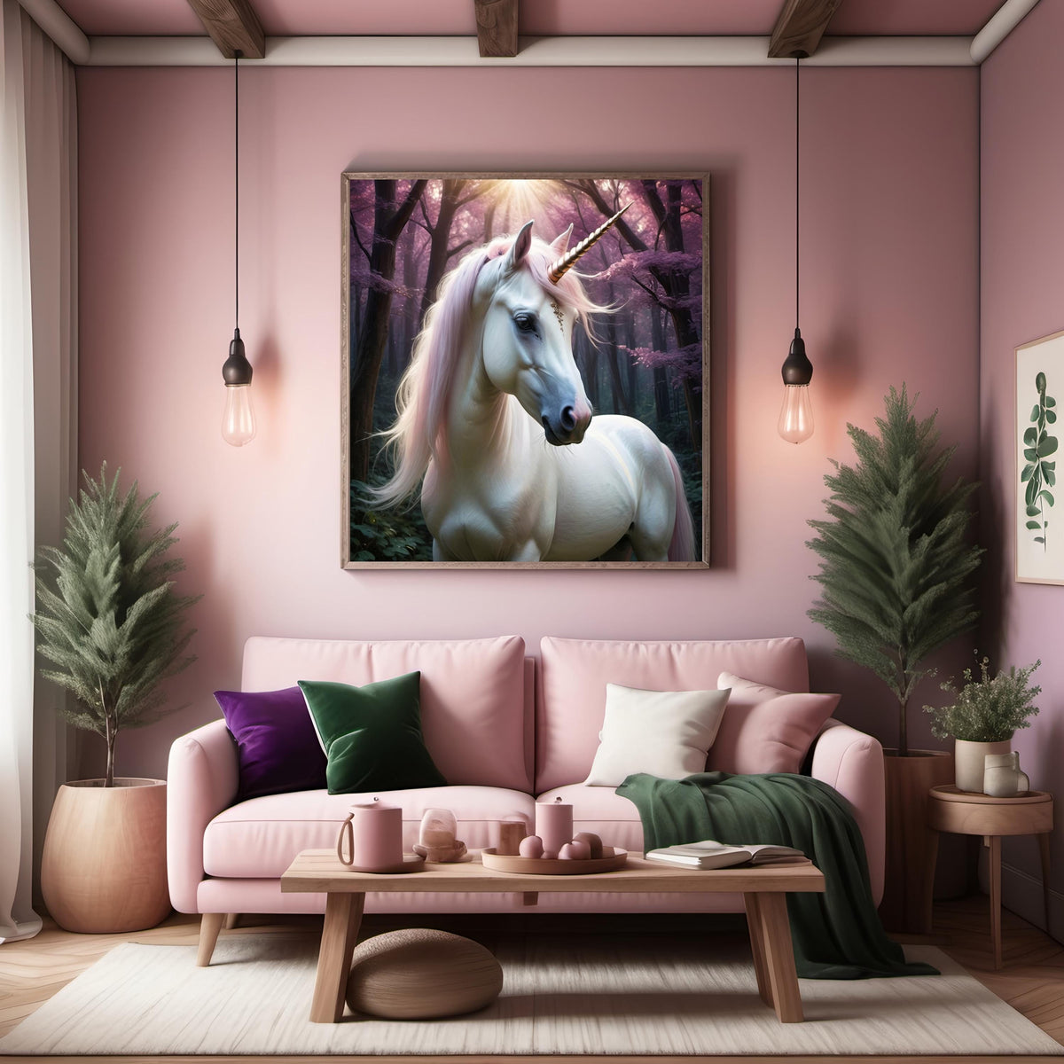 Mystical Unicorn Art Print: Fantasy Home Decor (Digital Download)