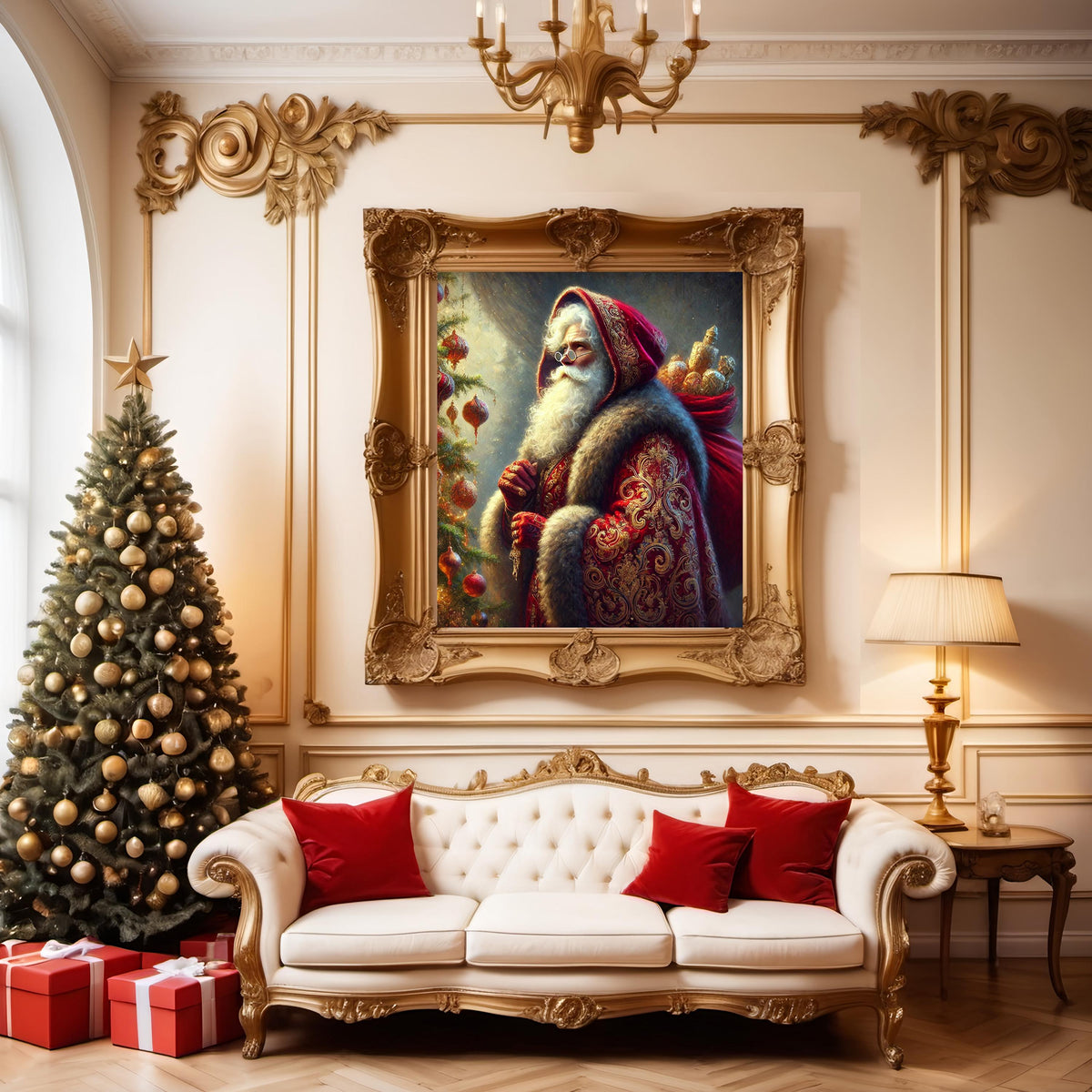 Victorian Santa Claus Print: Nostalgic Christmas Wall Art (Digital Download) 2