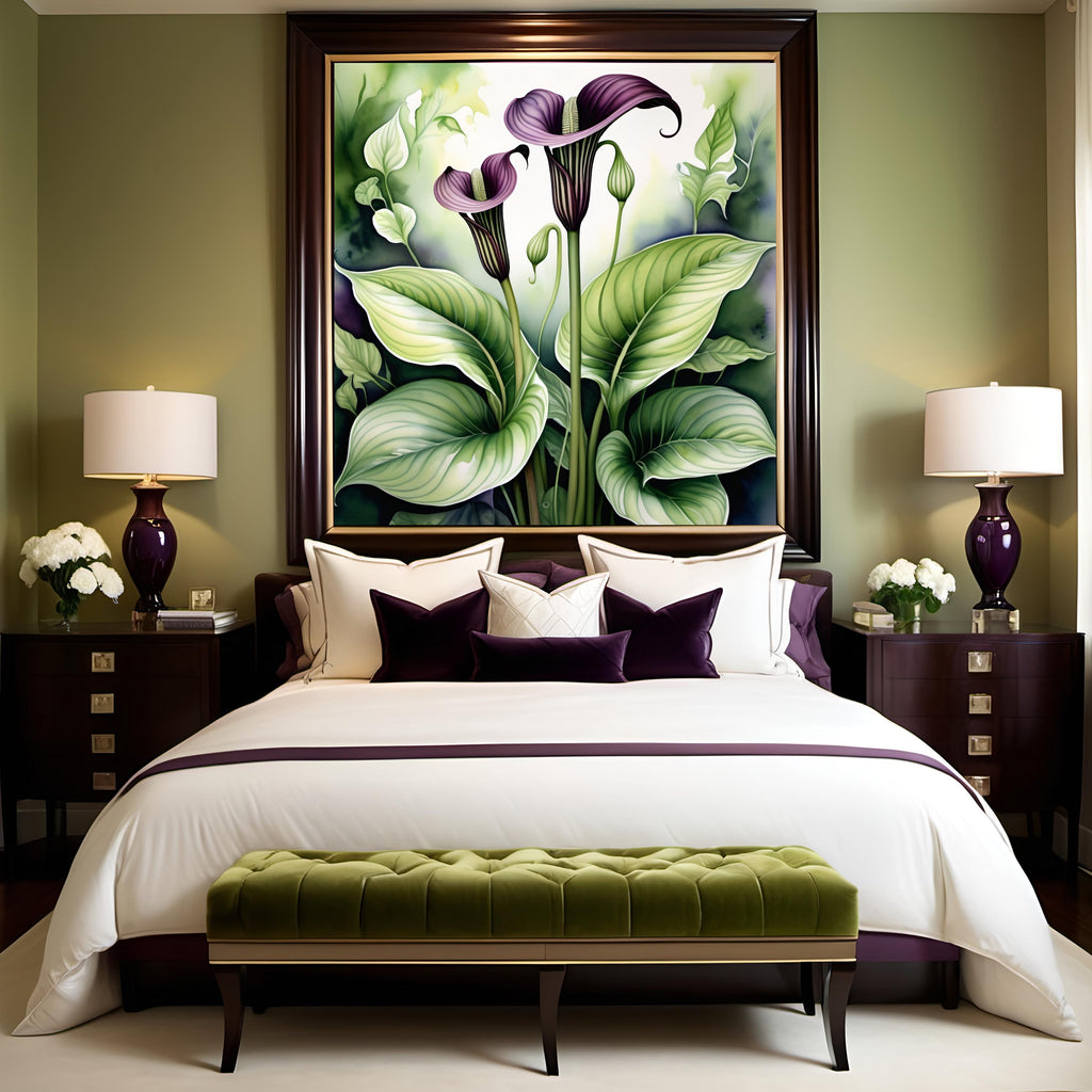 Jack in the Pulpit Botanical Art Print: Vintage Wildflower Illustration (Digital Download)