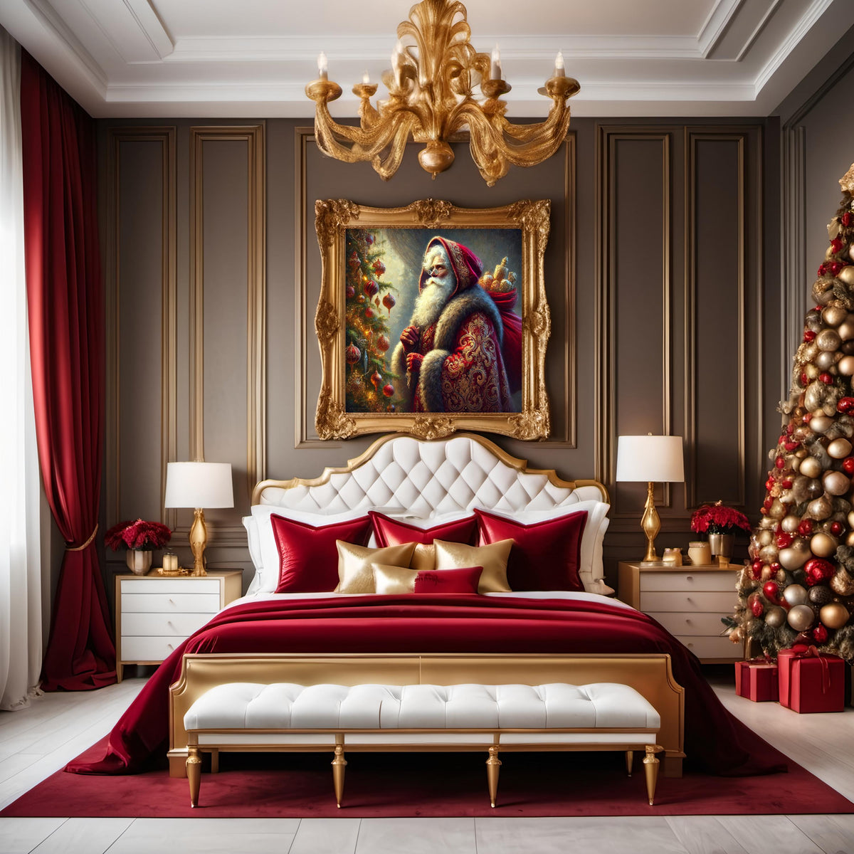 Victorian Santa Claus Print: Nostalgic Christmas Wall Art (Digital Download) 2