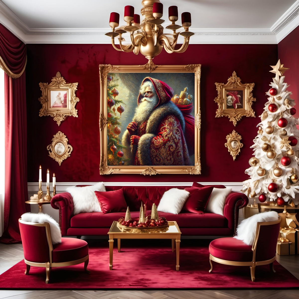 Victorian Santa Claus Print: Nostalgic Christmas Wall Art (Digital Download) 2