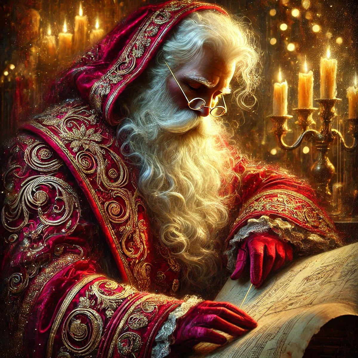 Victorian Santa Claus Print: Nostalgic Christmas Wall Art (Digital Download)