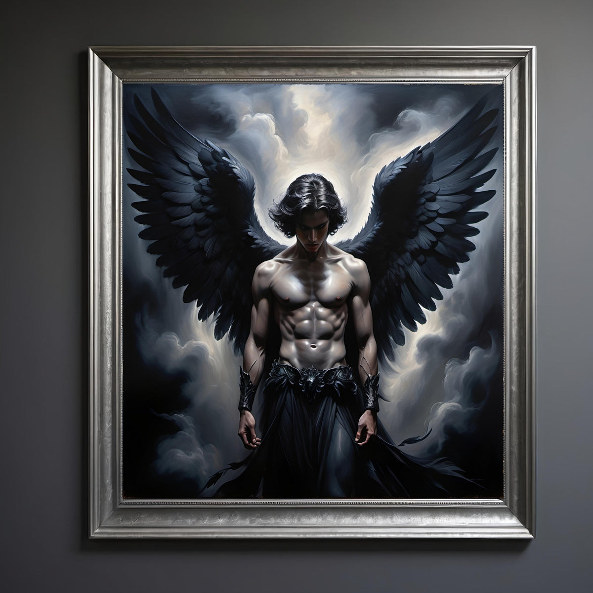 Dark Angel Warrior Art: Gothic Fantasy Decor (Digital Download)