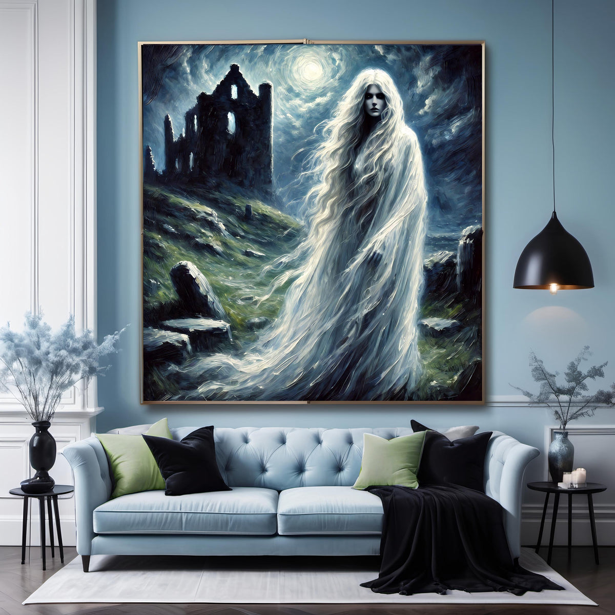 Banshee Digital Print: Celtic Irish Folklore, Gothic Fantasy Wall Art (Download)