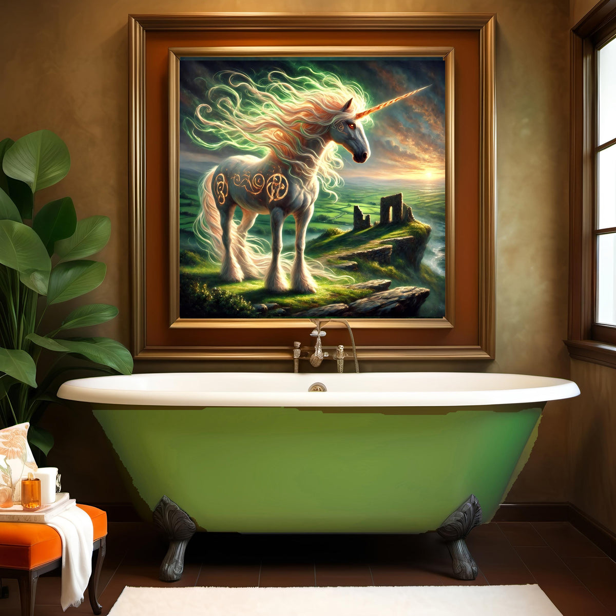 Celtic Unicorn Art Print: Irish Mythology Fantasy Decor (Digital Download) 2