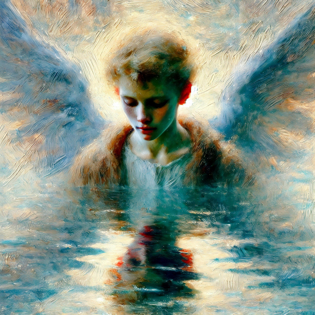 Children of Lir Angel Print: Irish Swan Maiden Folklore (Digital Download)