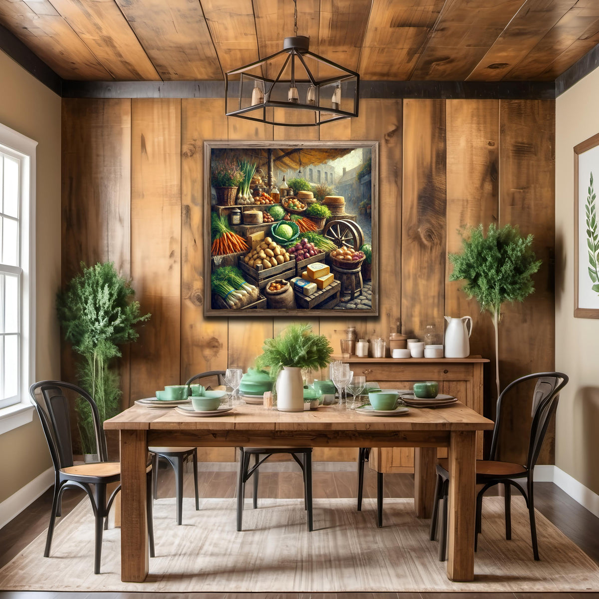 Vintage Irish Farm Stand Print: Rustic Country Market Wall Art (Digital Download)