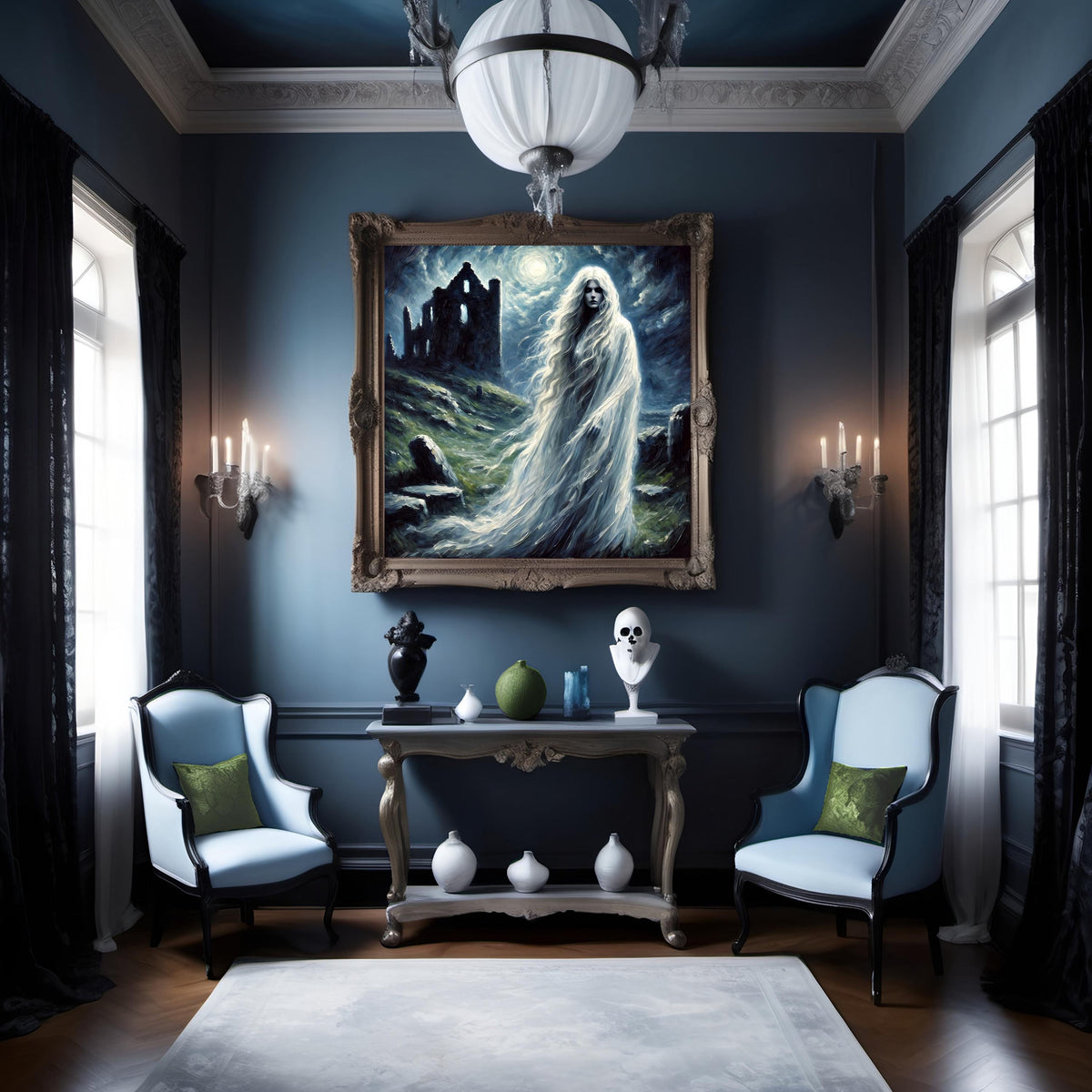 Banshee Digital Print: Celtic Irish Folklore, Gothic Fantasy Wall Art (Download)