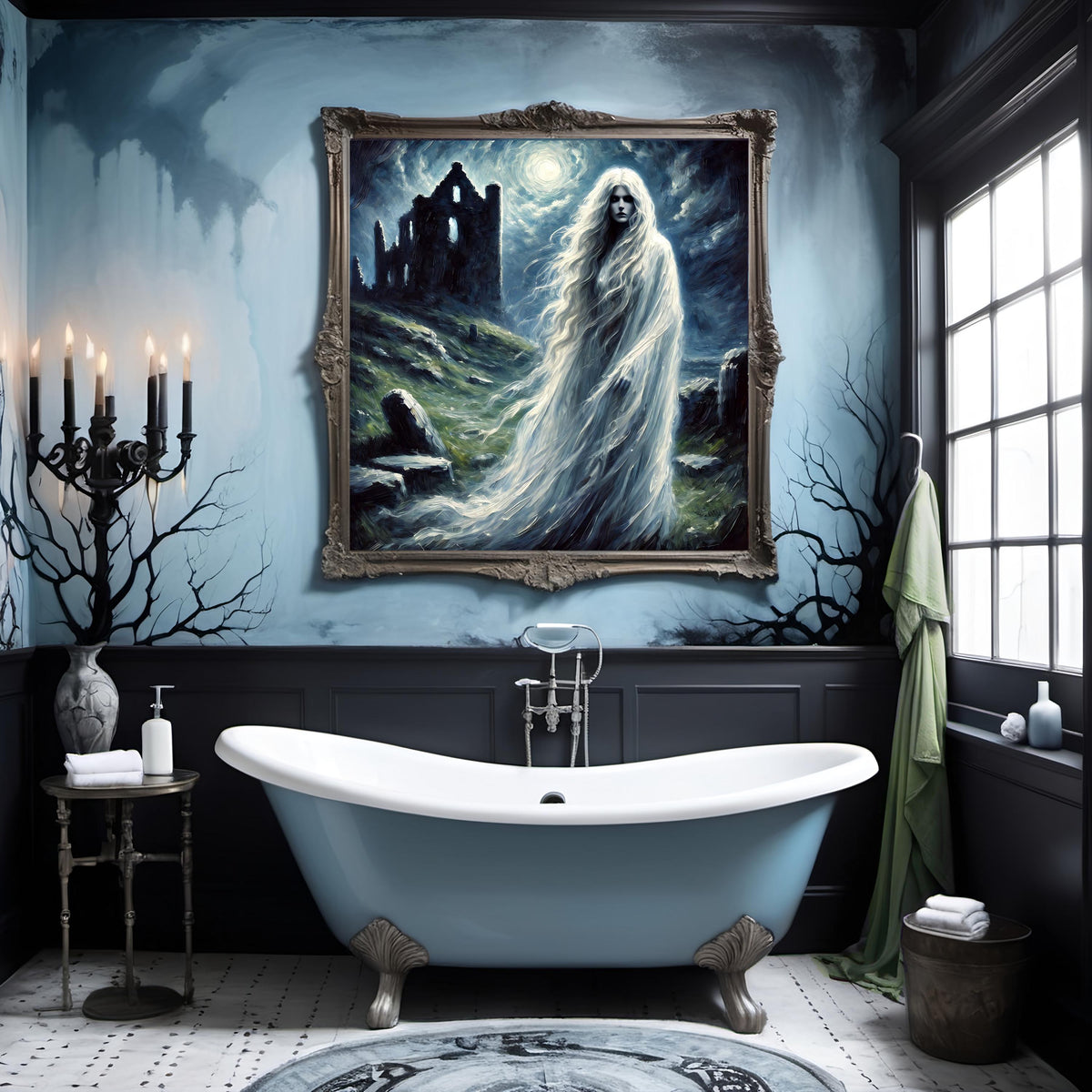 Banshee Digital Print: Celtic Irish Folklore, Gothic Fantasy Wall Art (Download)