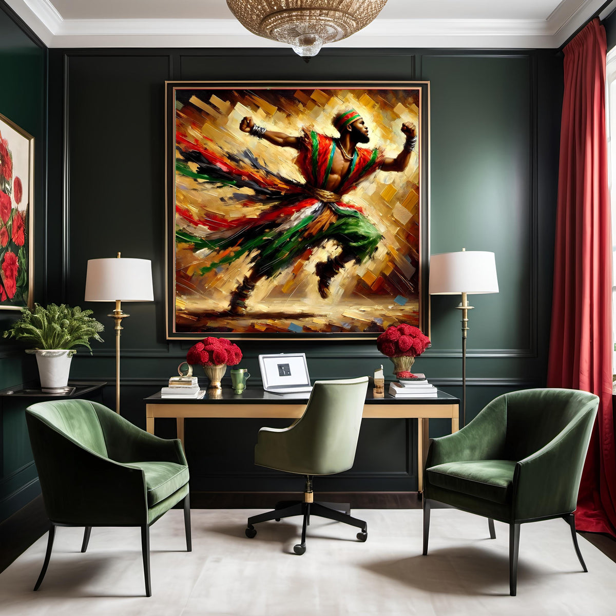 Juneteenth Dance Art Print: Black Pride, Cultural Decor (Digital Download)