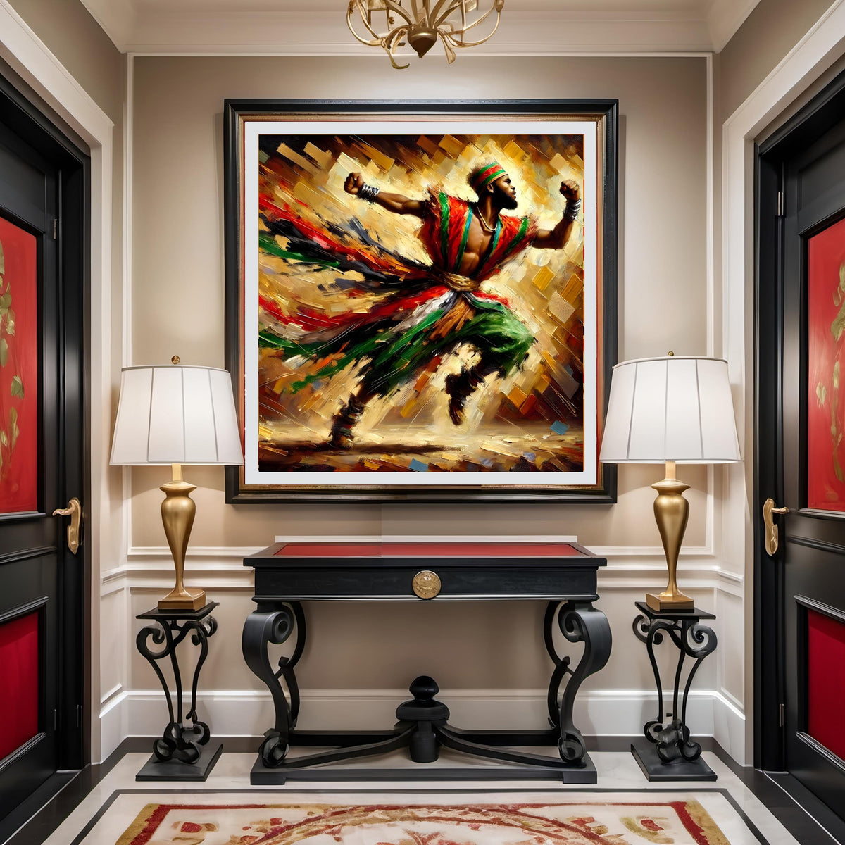 Juneteenth Dance Art Print: Black Pride, Cultural Decor (Digital Download)