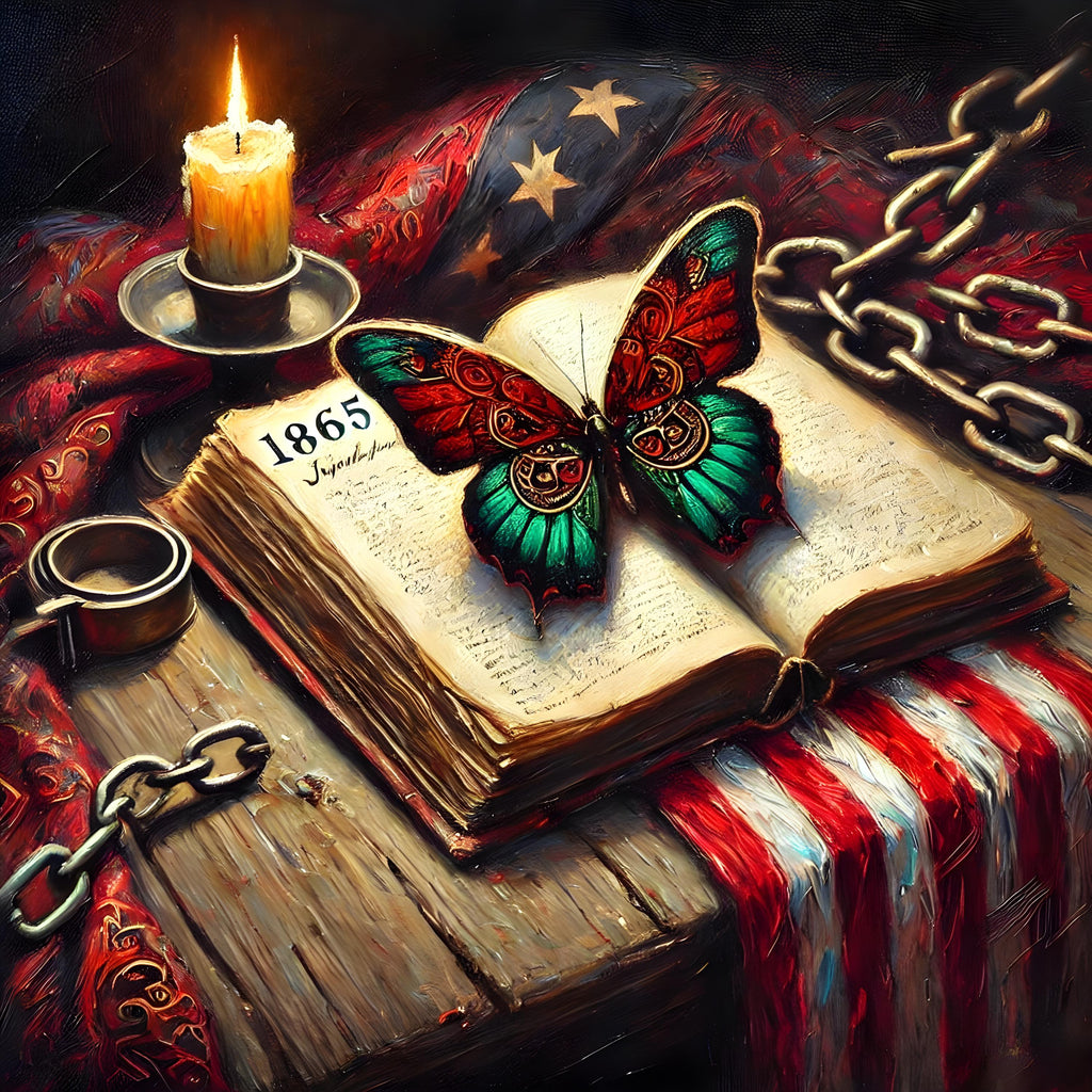 Juneteenth Butterfly Print: Symbolic Emancipation Art (Digital Download)