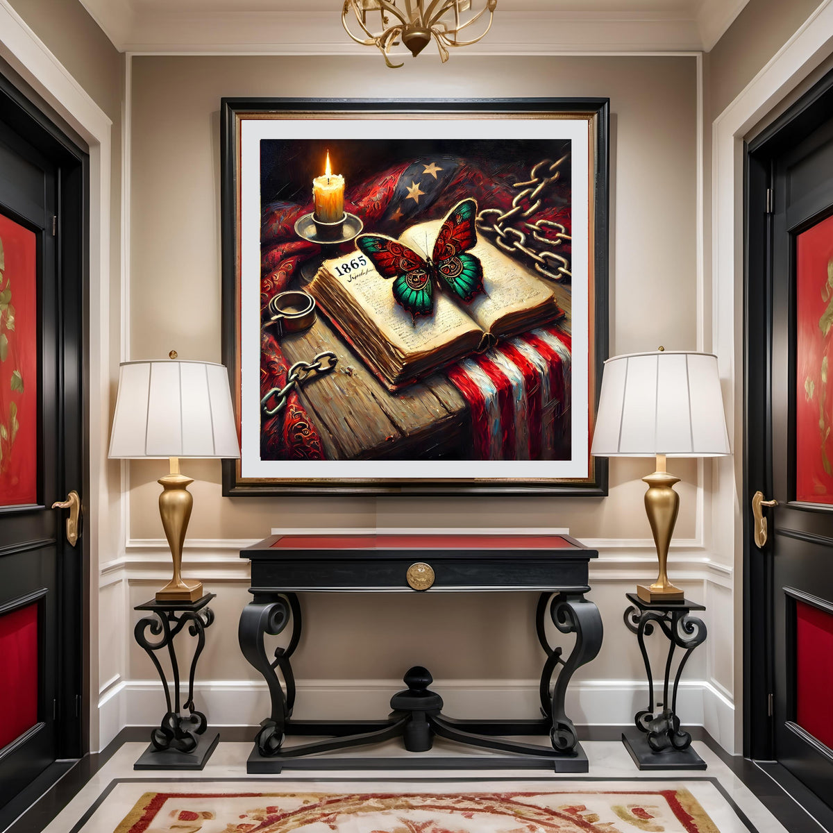Juneteenth Butterfly Print: Symbolic Emancipation Art (Digital Download)