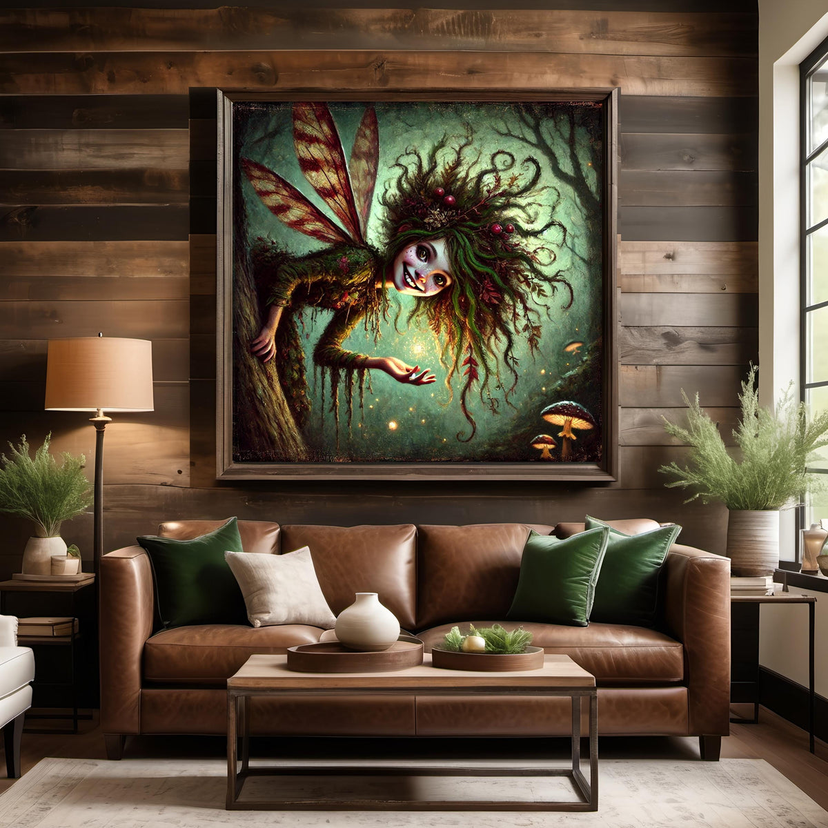 Whimsical Woodland Fairy Art Print: Enchanted Forest Sprite (Digital Download)