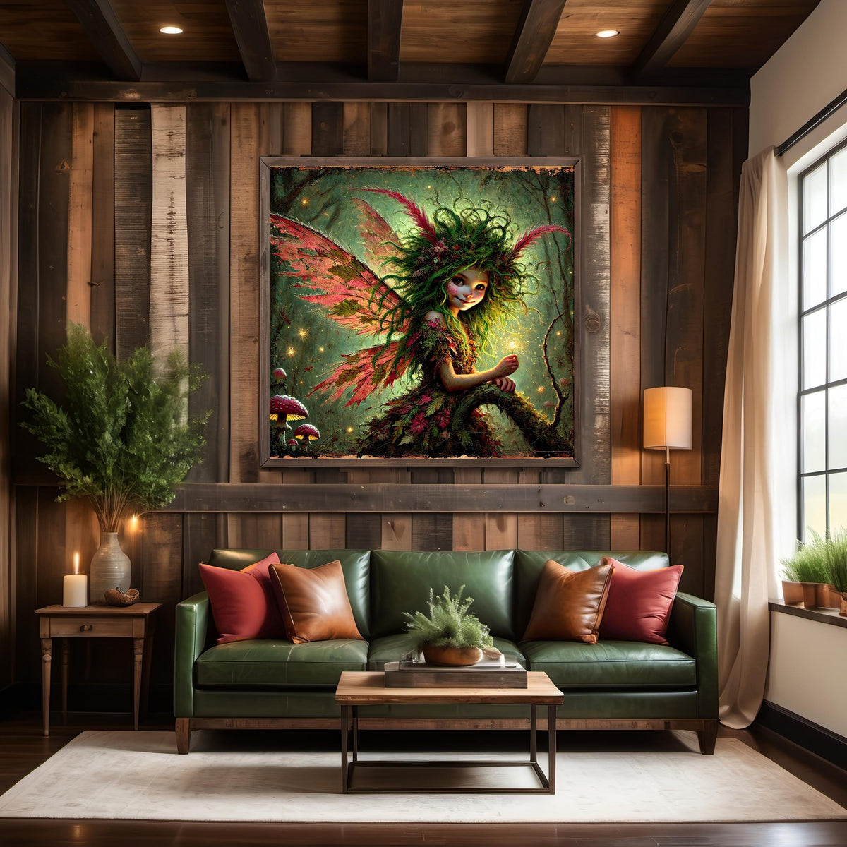 Forest Nymph Art Print: Sparkling Wings, Woodland Fairy (Digital Download)