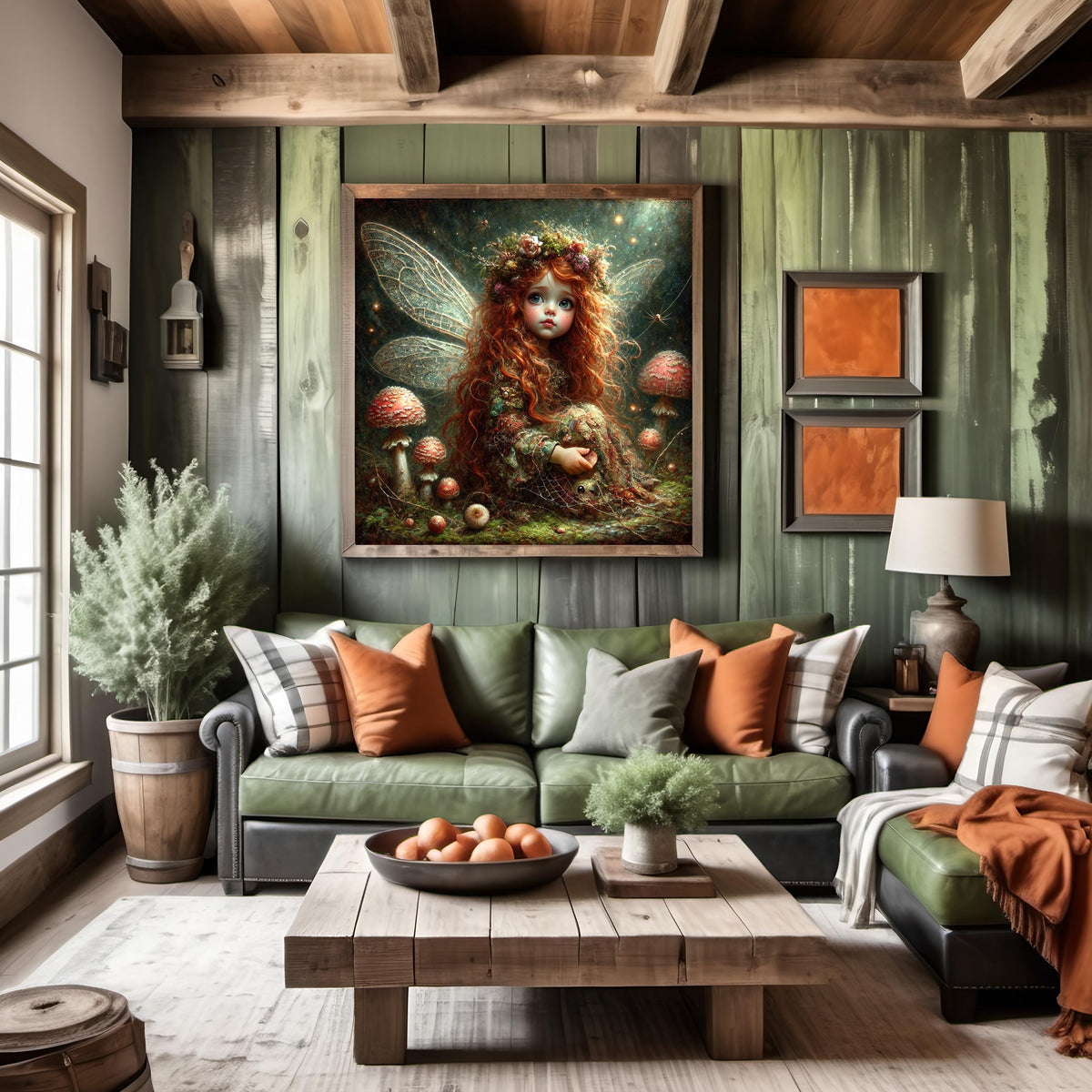Woodland Fairy Portrait: Enchanted Forest Art Print (Digital Download)