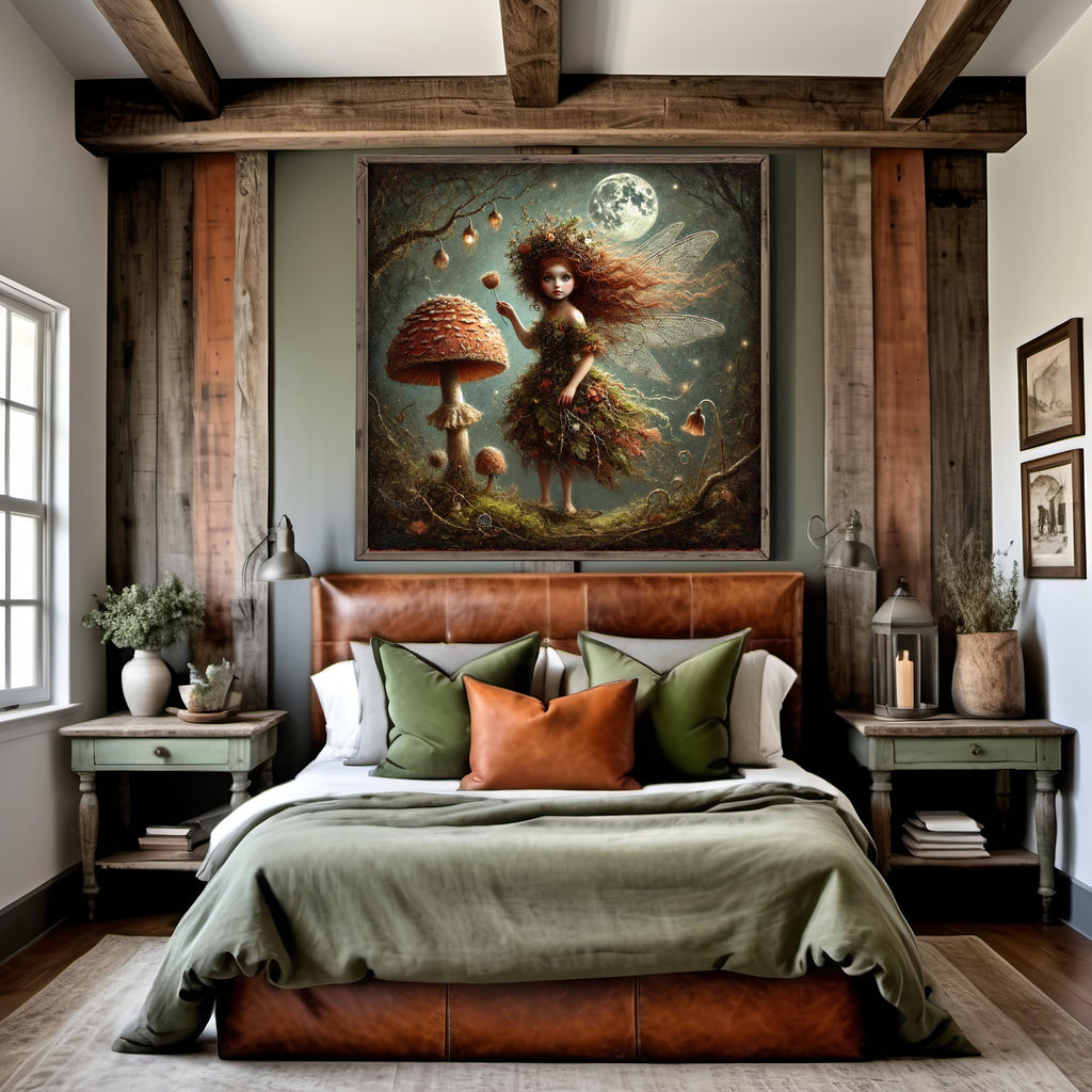 Moonlit Forest Fairy Print: Woodland Fantasy Art (Digital Download)