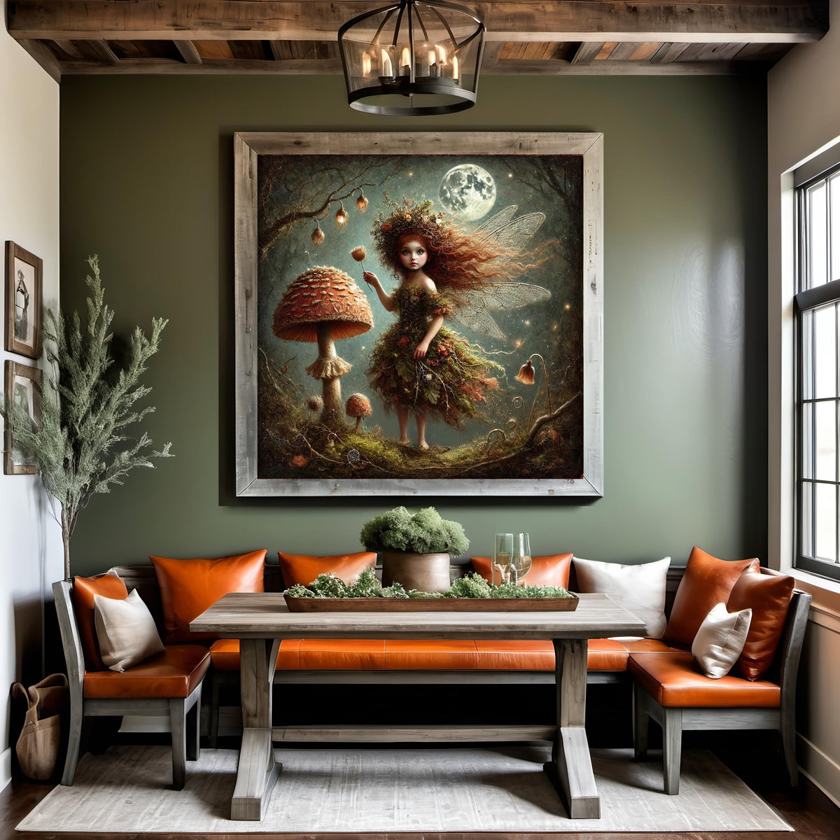 Moonlit Forest Fairy Print: Woodland Fantasy Art (Digital Download)