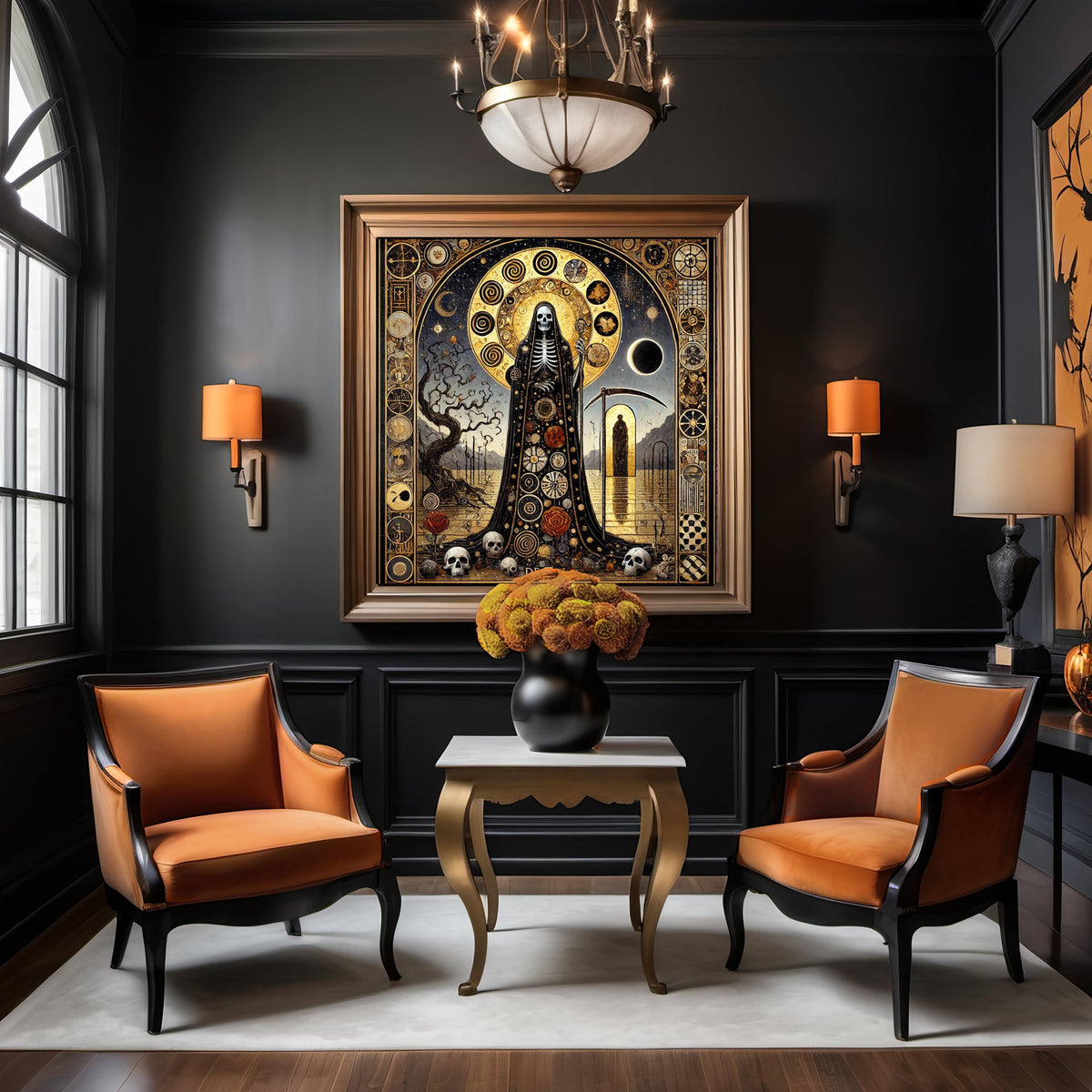 Death: The Eternal Passage – Gilded Tarot-Inspired Gothic Art (Digital Download)
