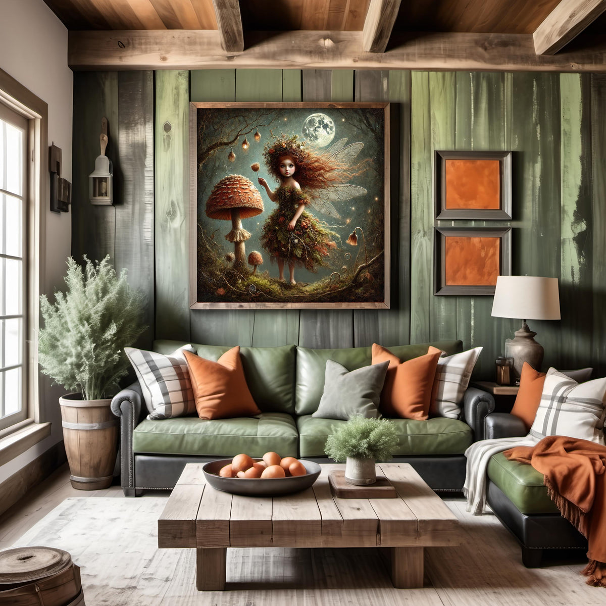 Moonlit Forest Fairy Print: Woodland Fantasy Art (Digital Download)