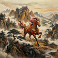 Fire Horse Art Print: Lunar New Year Chinese Zodiac (Digital Download)