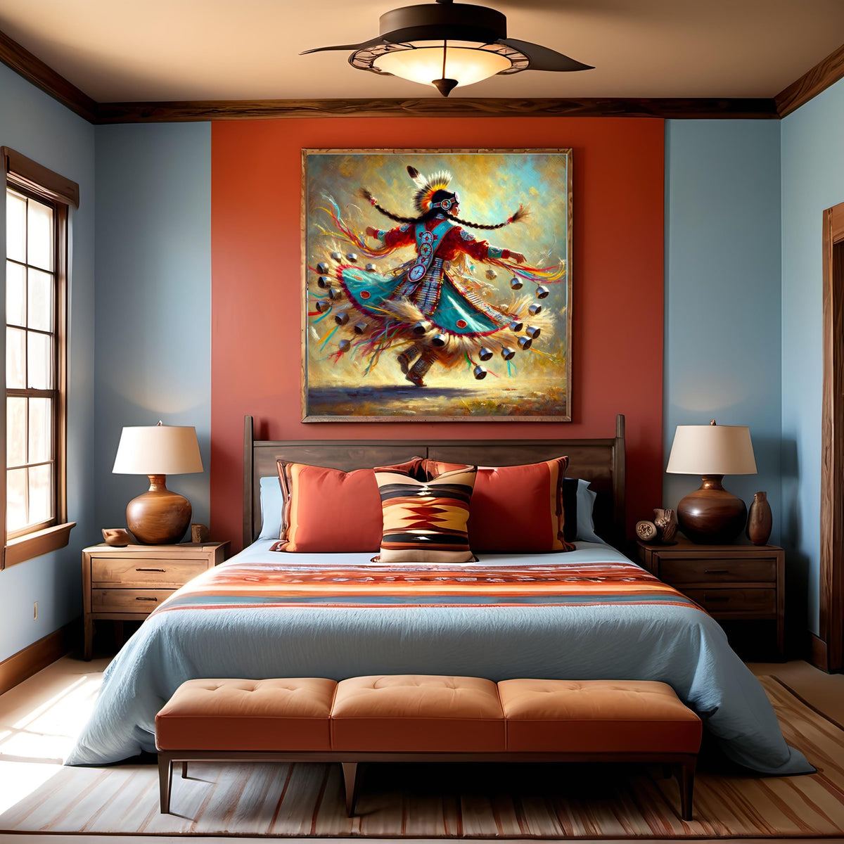Spirits in Motion: Jingle Dress Ceremony Dancer Native American Art Print (Digital Download)