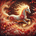 Fire Horse Lunar New Year Art Print, Chinese Zodiac (Digital Download) 2