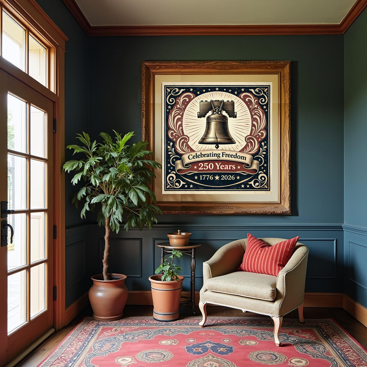 Liberty Bell Patriotic Wall Art | Americana Decor (Digital Download)