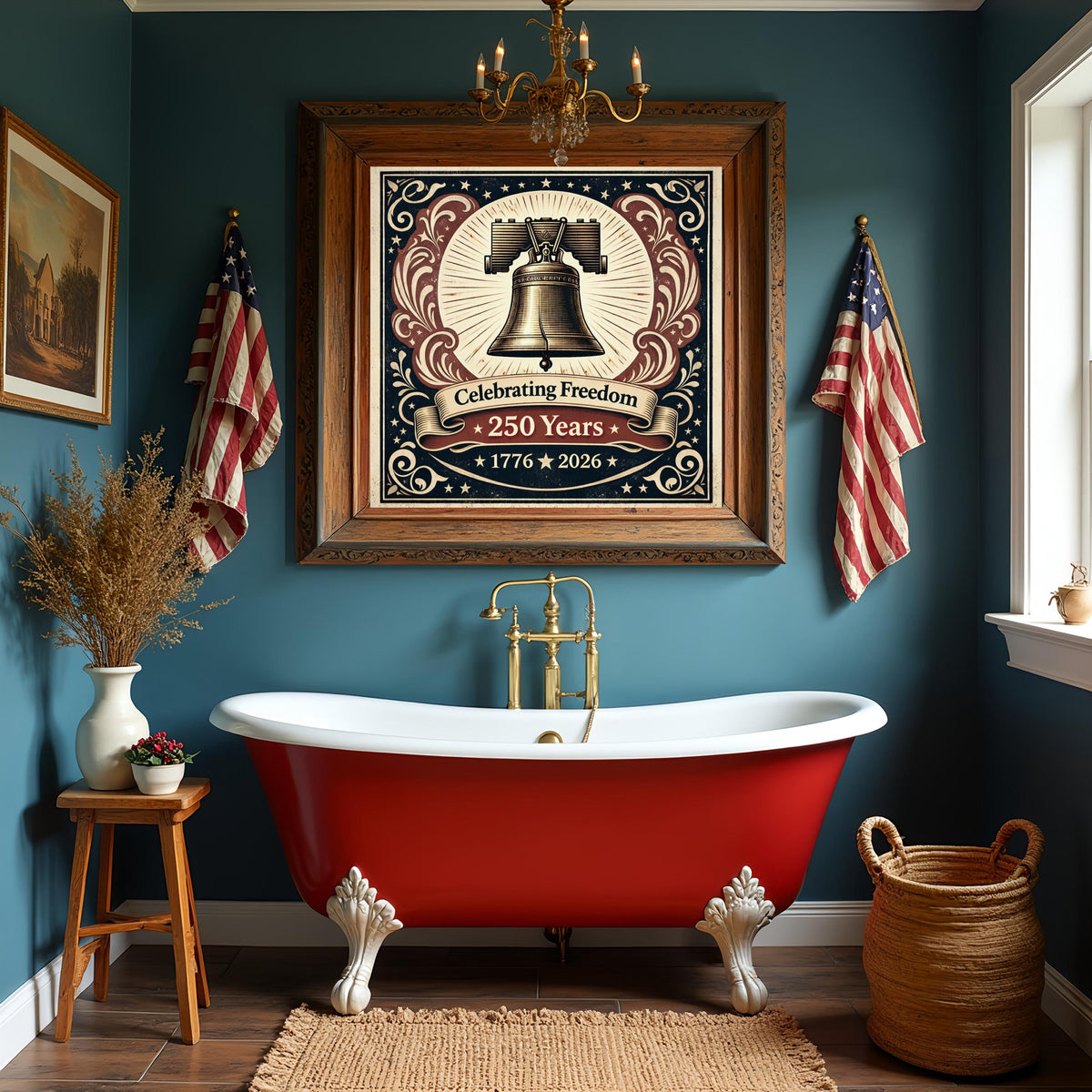 Liberty Bell Patriotic Wall Art | Americana Decor (Digital Download)