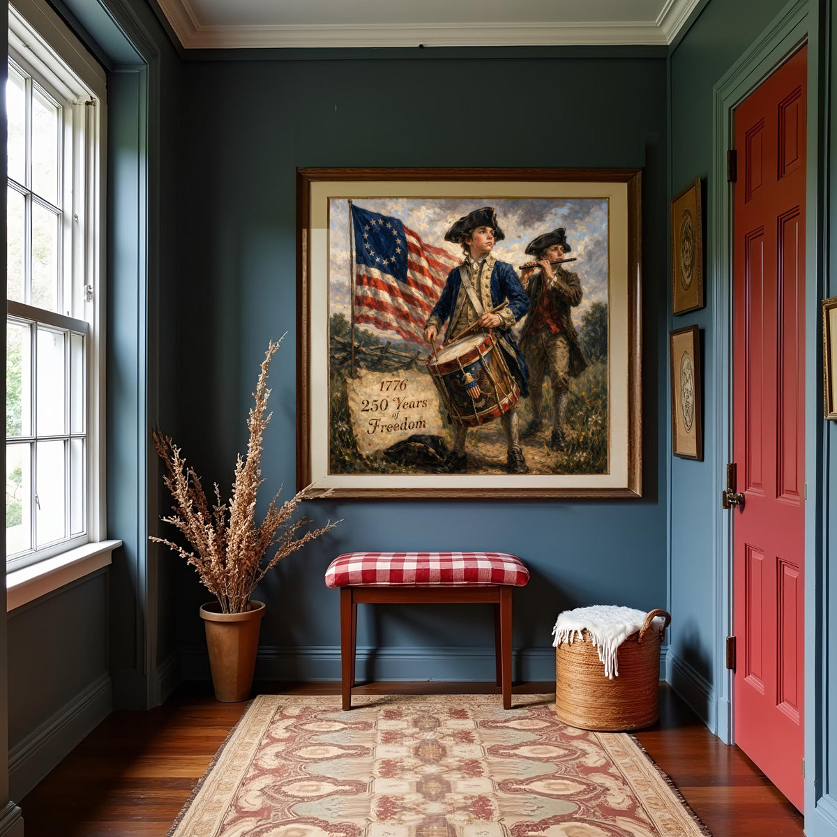 Patriotic Wall Art: 1776 American History, Revolutionary War Decor (Digital Download)