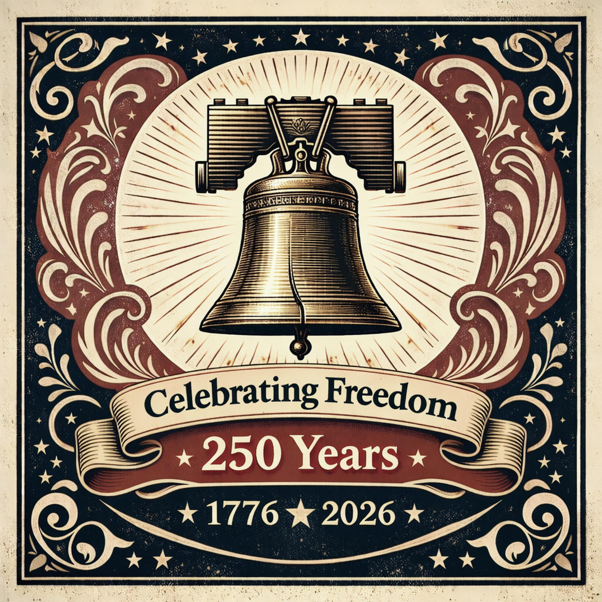 Liberty Bell Patriotic Wall Art | Americana Decor (Digital Download)