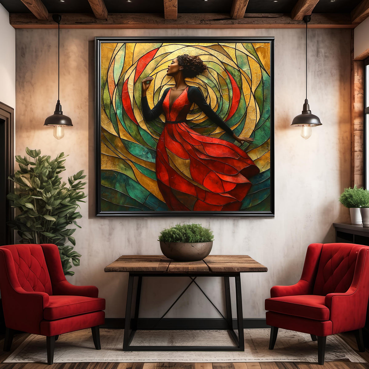 Juneteenth Freedom Dance Art Print: Cultural Heritage Wall Decor (Digital Download)