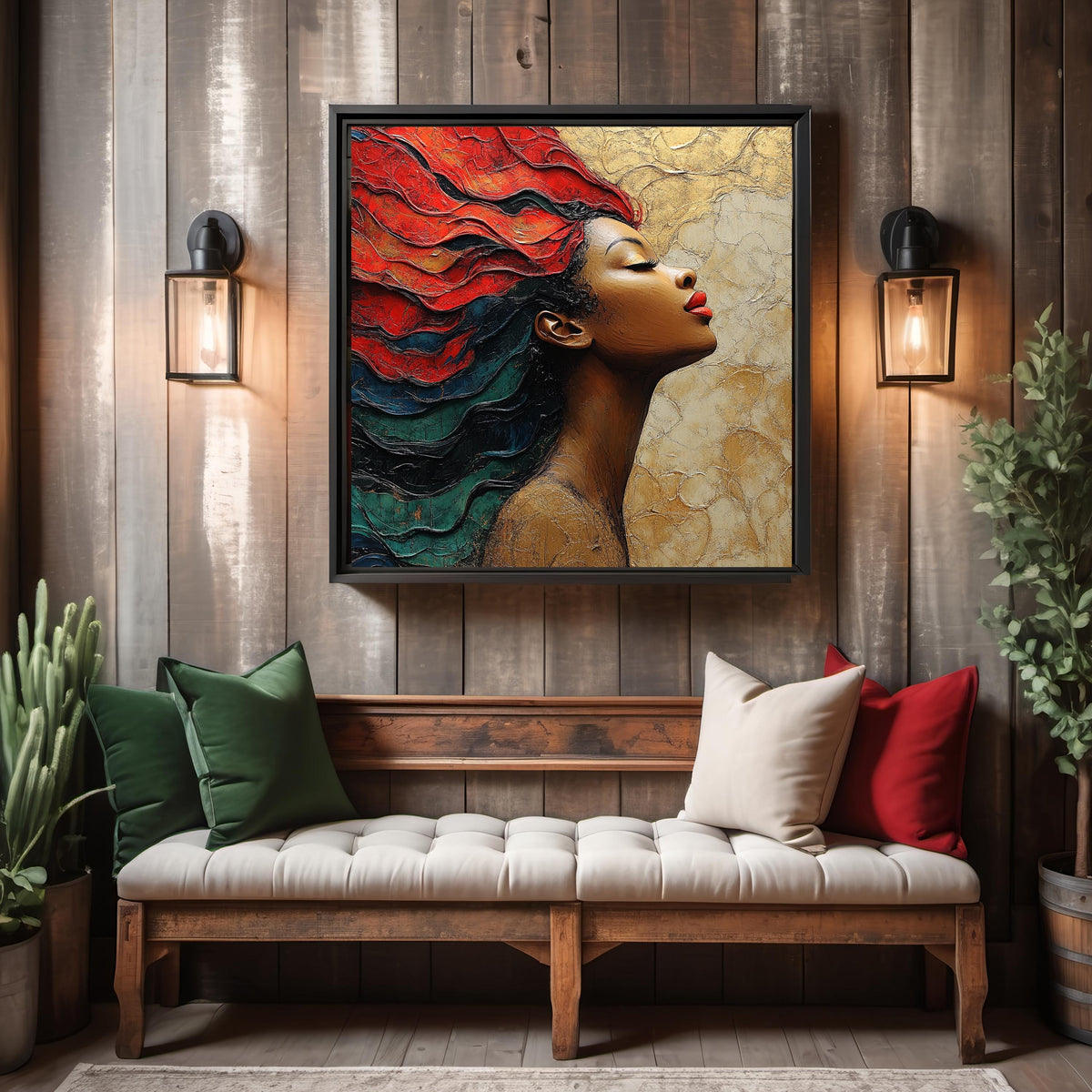 Juneteenth Freedom Portrait Art Print: Cultural Heritage Wall Decor (Digital Download)